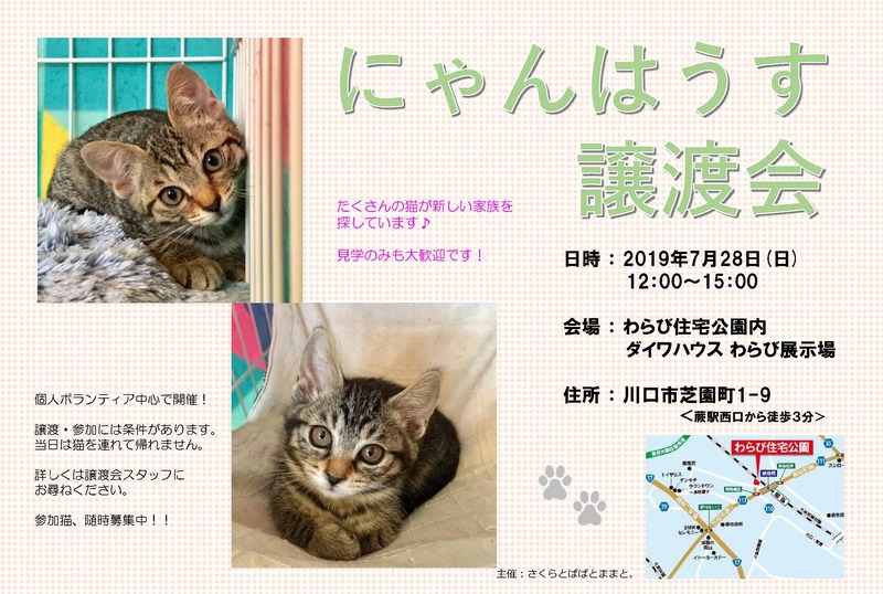 イベント詳細 いつでも里親募集中